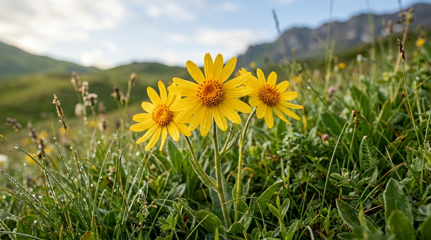 Arnica Montana — flores amarelas